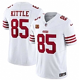 Men & Women & Youth San Francisco 49ers #85 George Kittle White 2023 F.U.S.E. With 1-Star C Patch Vapor Untouchable Limited Jersey,baseball caps,new era cap wholesale,wholesale hats
